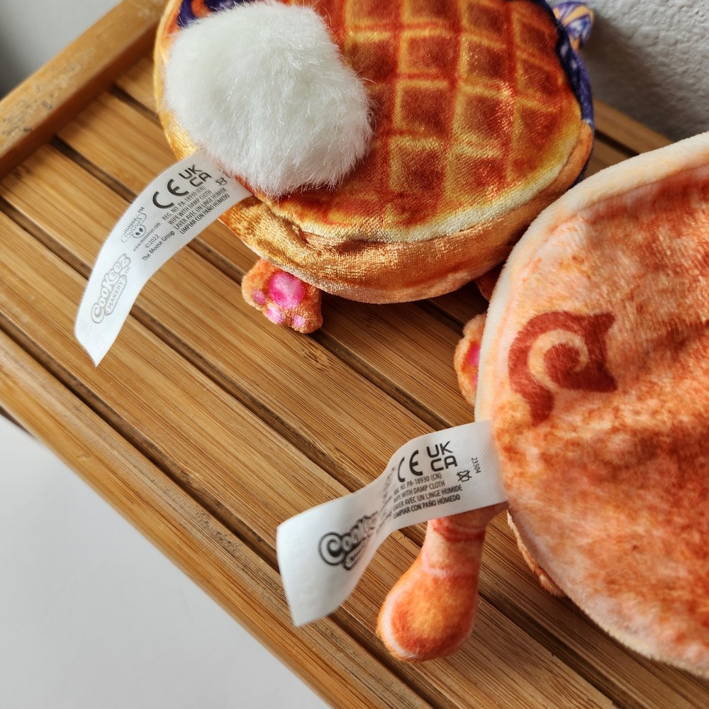 Cookeez Makery Toasty Treatz Plush Toy Pet‎ Blueberry Bunny Pancake Cat Bundle - Picture 4 of 6